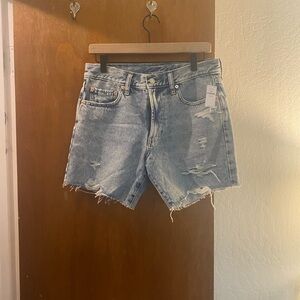 Loose Bermuda mid Rise Denim Shorts from the Gap